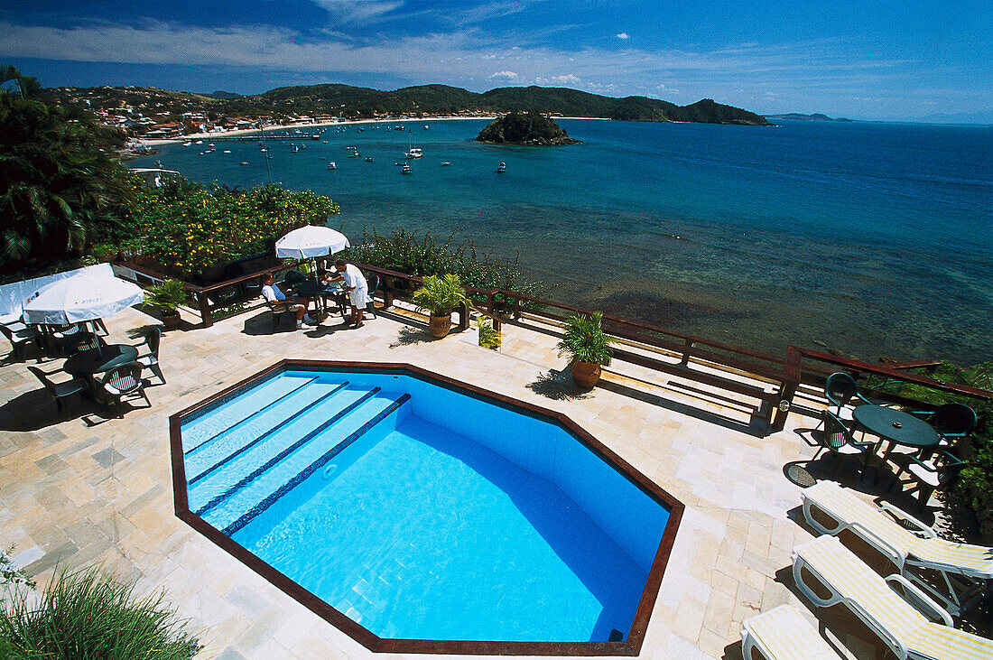 Swimmingpool, Pousa da Byblos, Armacao Buzios Brazil
