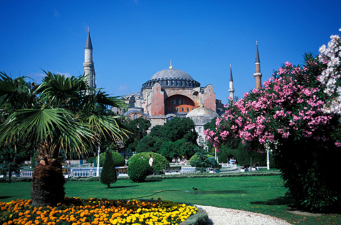 Hagia Sophia, Sultan, Ahmet Park, Sultanahmet, Istanbul, Turkey