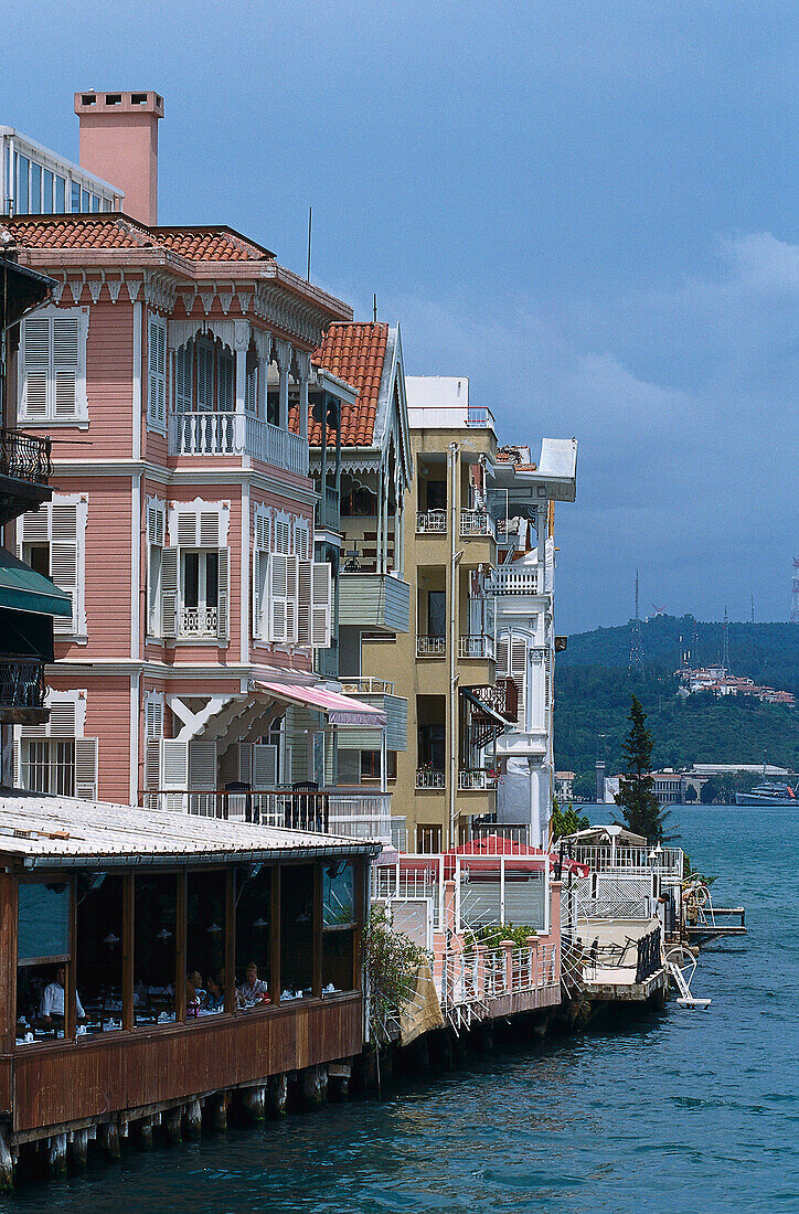 Bosporus, Fish Restaurants, Arnavutköy Istanbul, Turkey