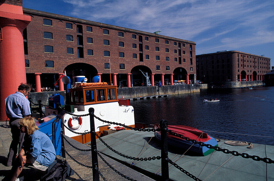 Royal Albert Docks, Liverpool, Merseyside Grossbritannien
