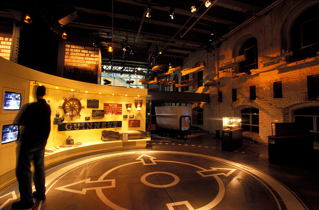 Interior view of the museum The Storehouse, Guinness Brewery, Dublin, Ireland, Europe