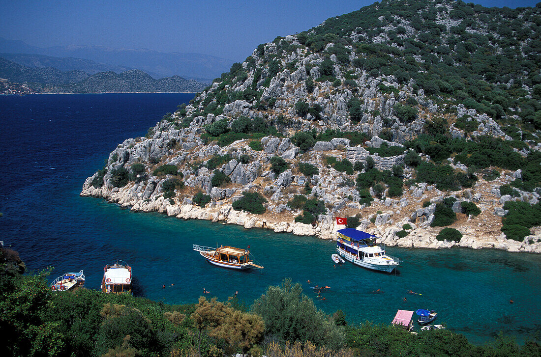 Boattrip, Kekova Island, Aegaen Sea Turkey