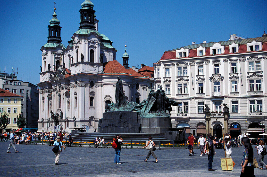 Jan Hus Statue, Prague Czechia