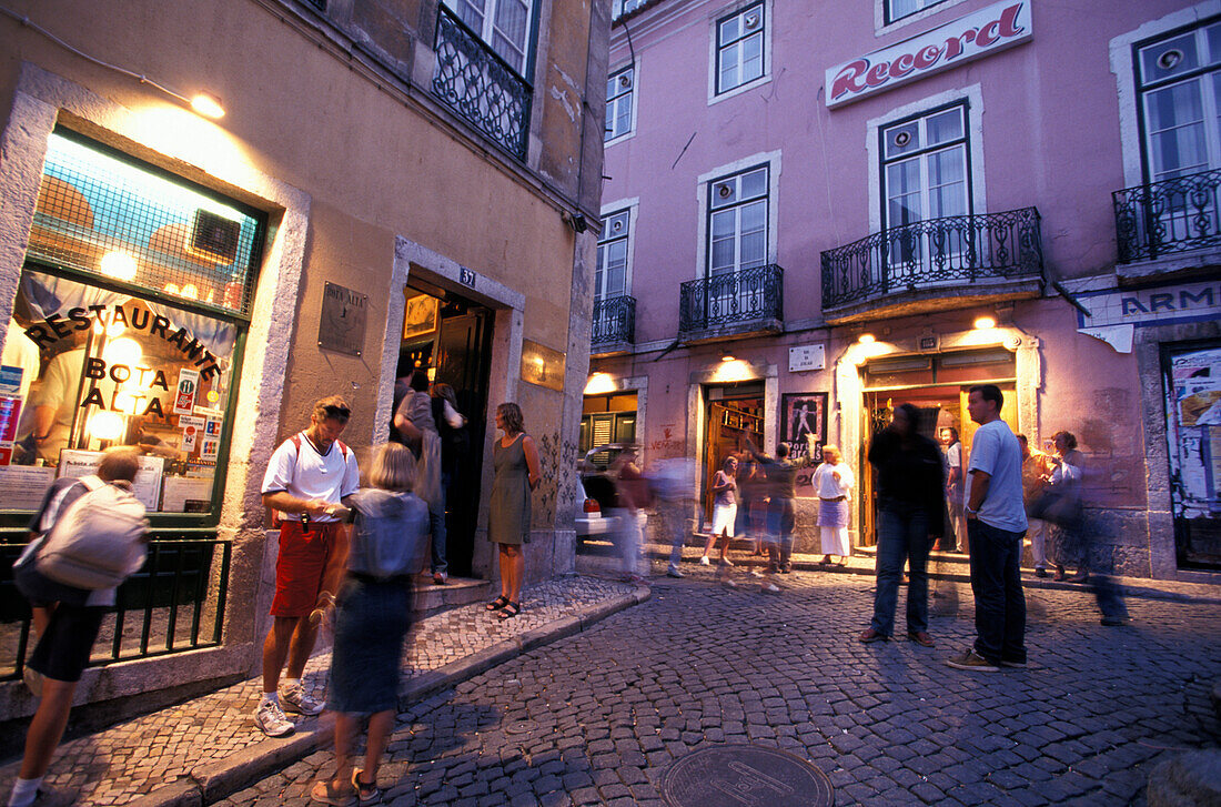 Restaurant Bota Alta, Bairro Alto, Lisbon Portugal
