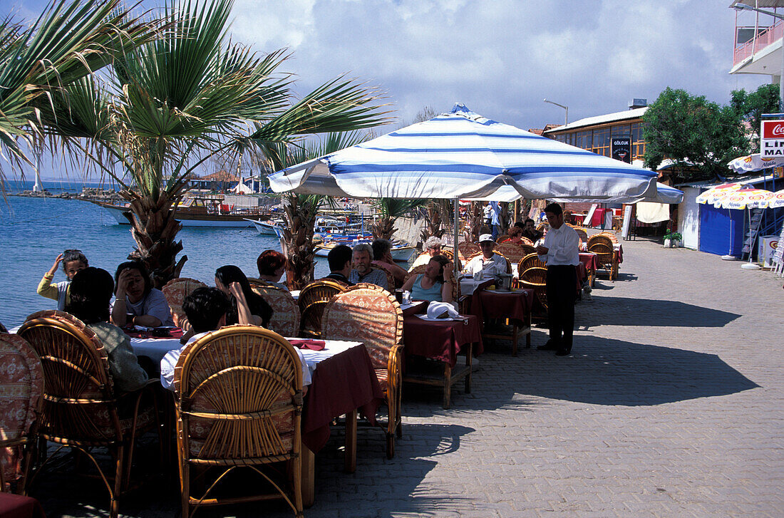 Hafenrestaurant, Side, Tuerkische Riviera, Tuerkei