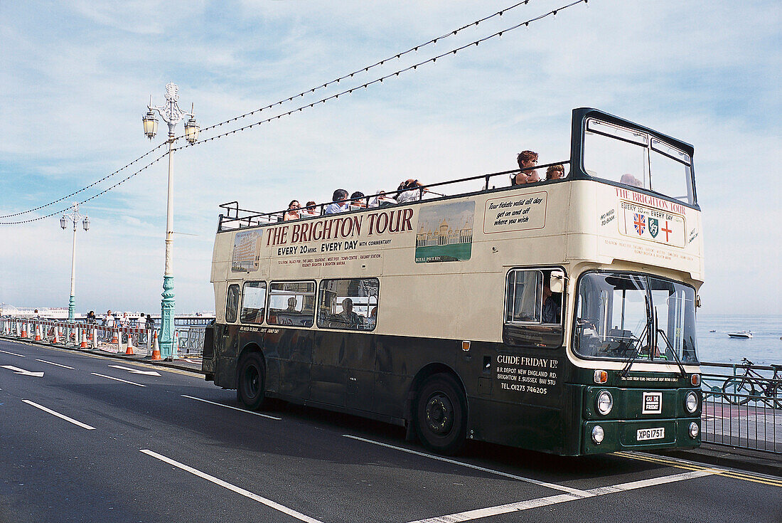 The Brighton Tour Bus, Brighton, East Sussex, England