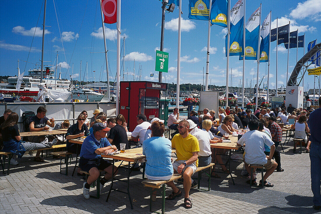 Picnic Tables, Cowes, Isle of Wight, England