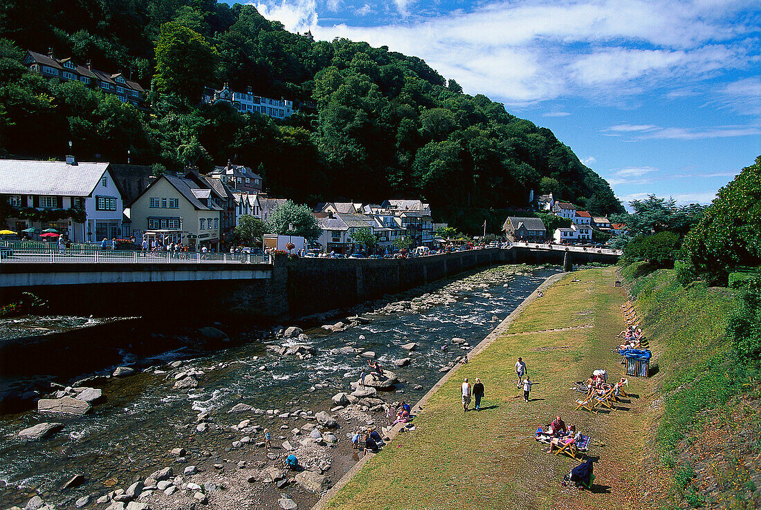 West Lyn River, Exmoor NP, Lynmouth Devon, England