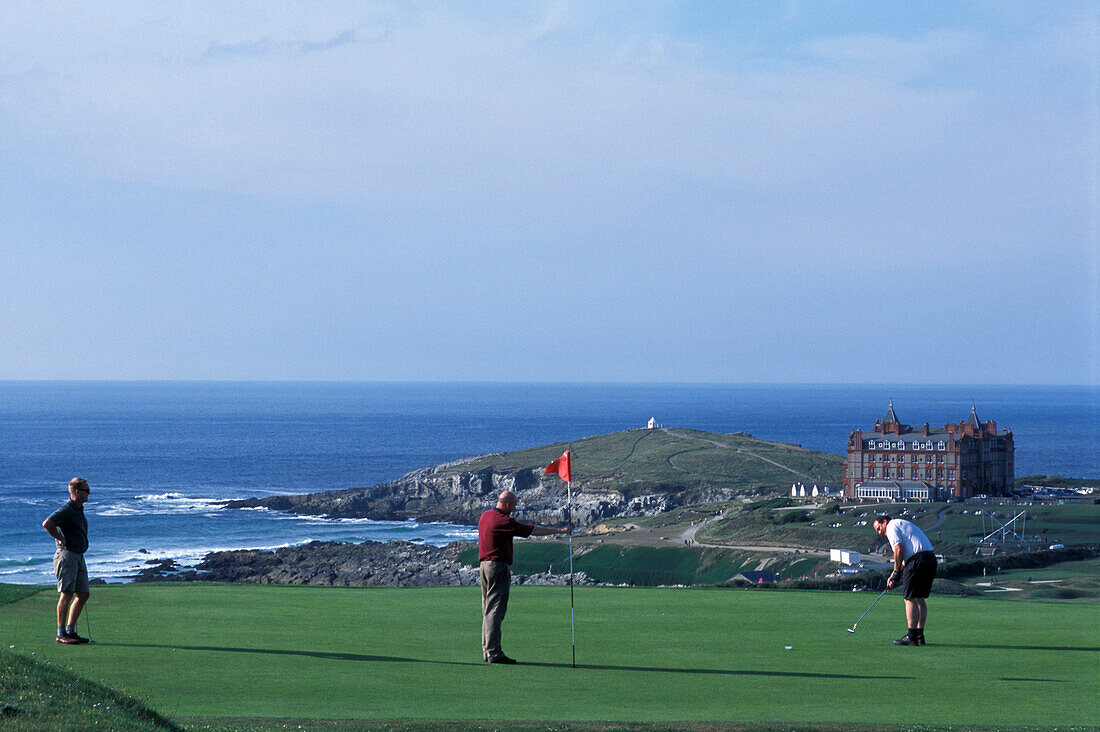 Newquay Golf Course, Newquay, Cornwall, England, Großbritannien