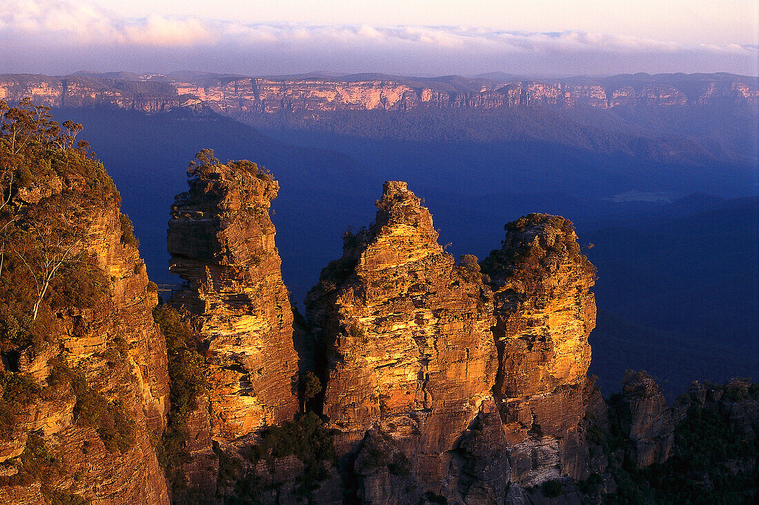 The Three Sisters, Blue Mountain Nationalpark, Katoomba, NSW, Australien