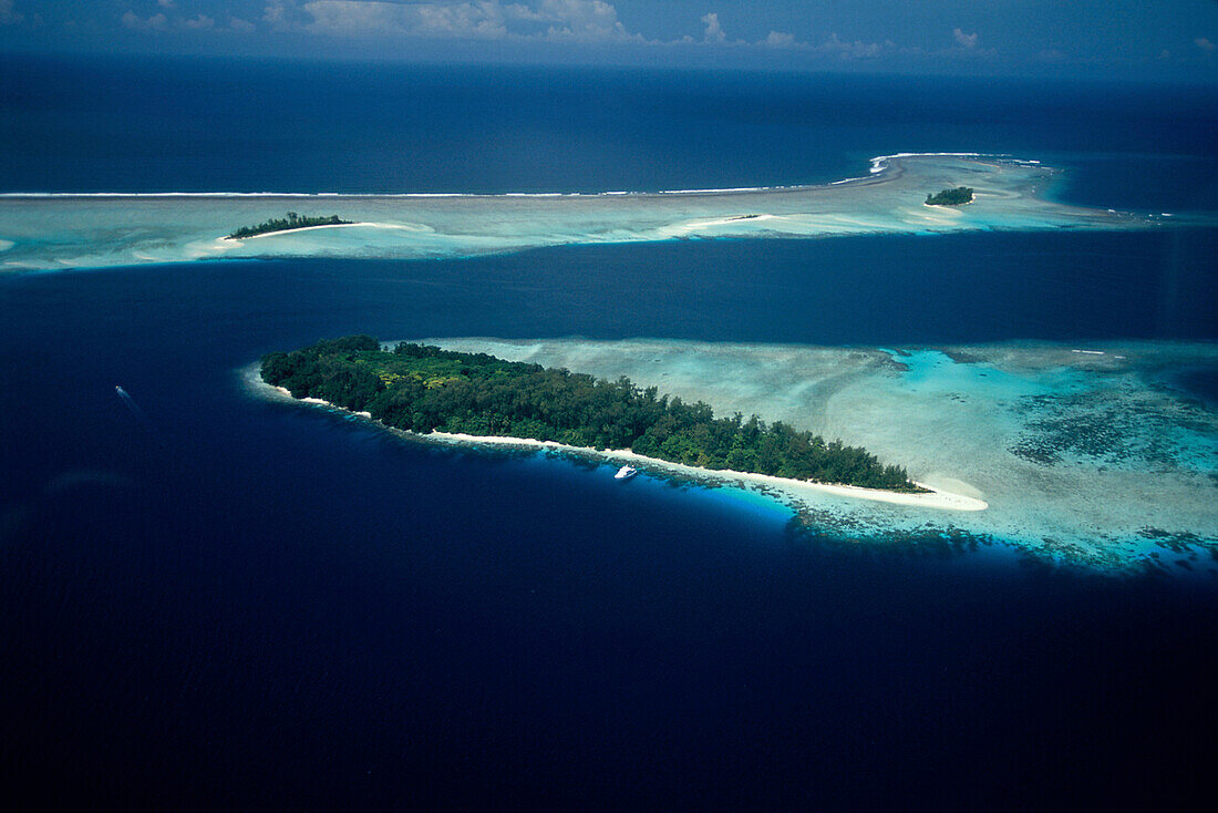 Luftbild, Insel, Inseln in Blacket Strait Salomon-Inseln