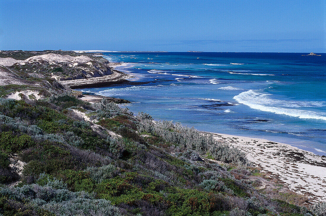 Coastline, near Lancelin, Wanagarren Nature Reserve WA, Australia