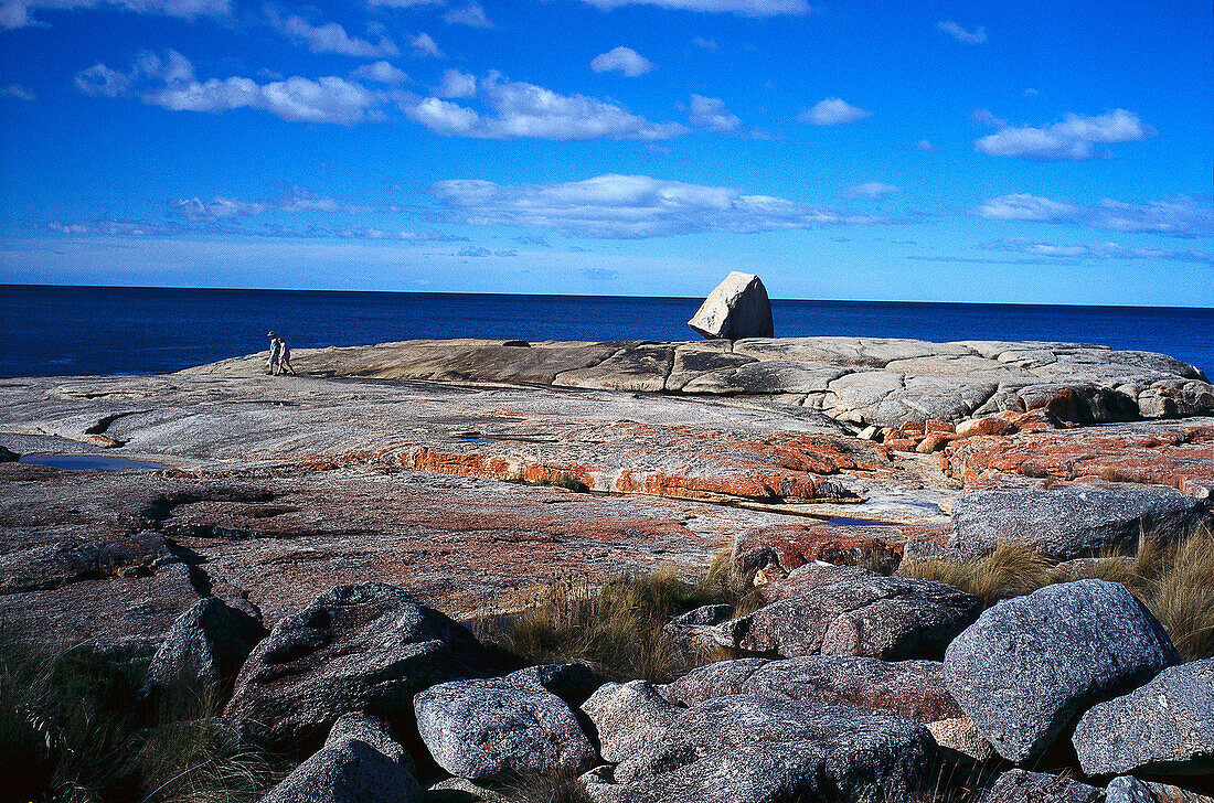 Walk on the coast, Bicheno Tasmania, Australia