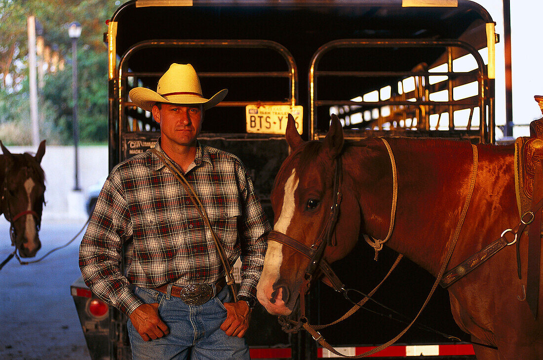 Rodeo Cowboy, Stockyards Championsship Rodeo, Fort Worth, Texas USA