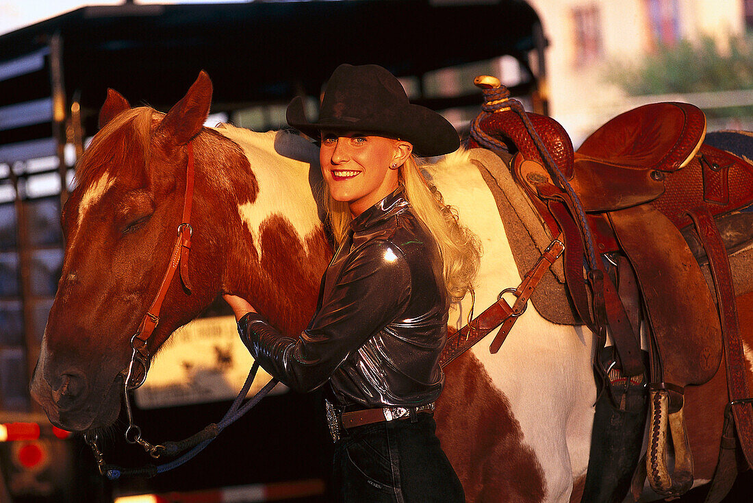 Rodeo Queen Brittany Heald, Stockyards Championship Rodeo, Fort Worth, Texas USA