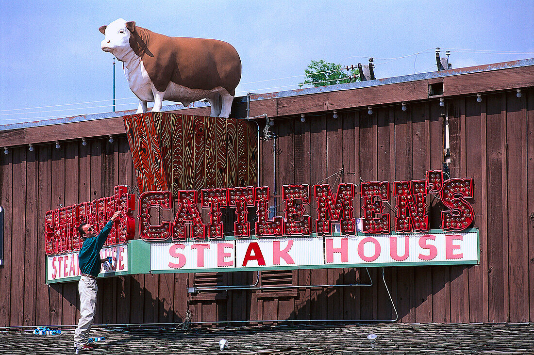 Cattlemen' s Steak House, Fort Worth, Texas, USA