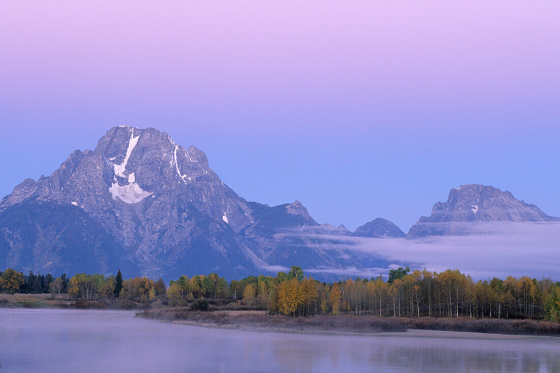 Mount Moran at Dawn, Grand Teton NP, Wyoming, USA
