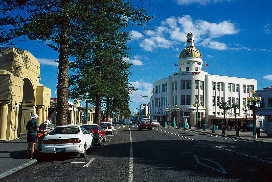 Marine Parade, A& B Building, Napier, Hawkes Bay, North Island New Zealand