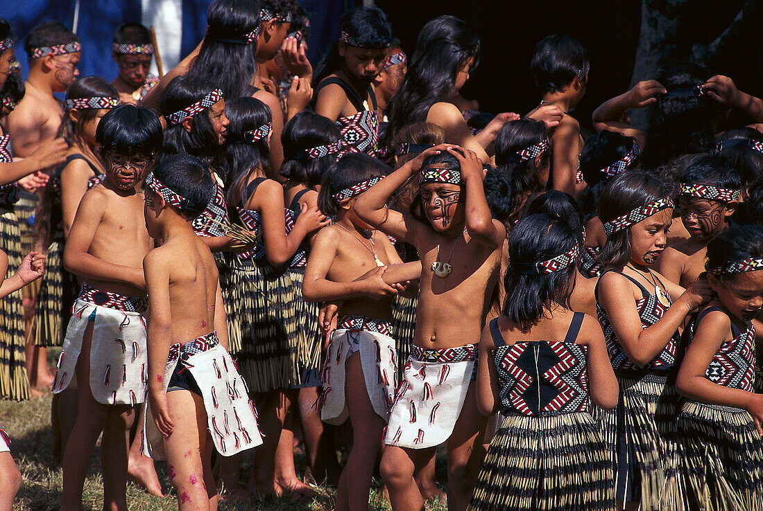 Maori Cultural Festival Ruatahune, North Island New Zealand