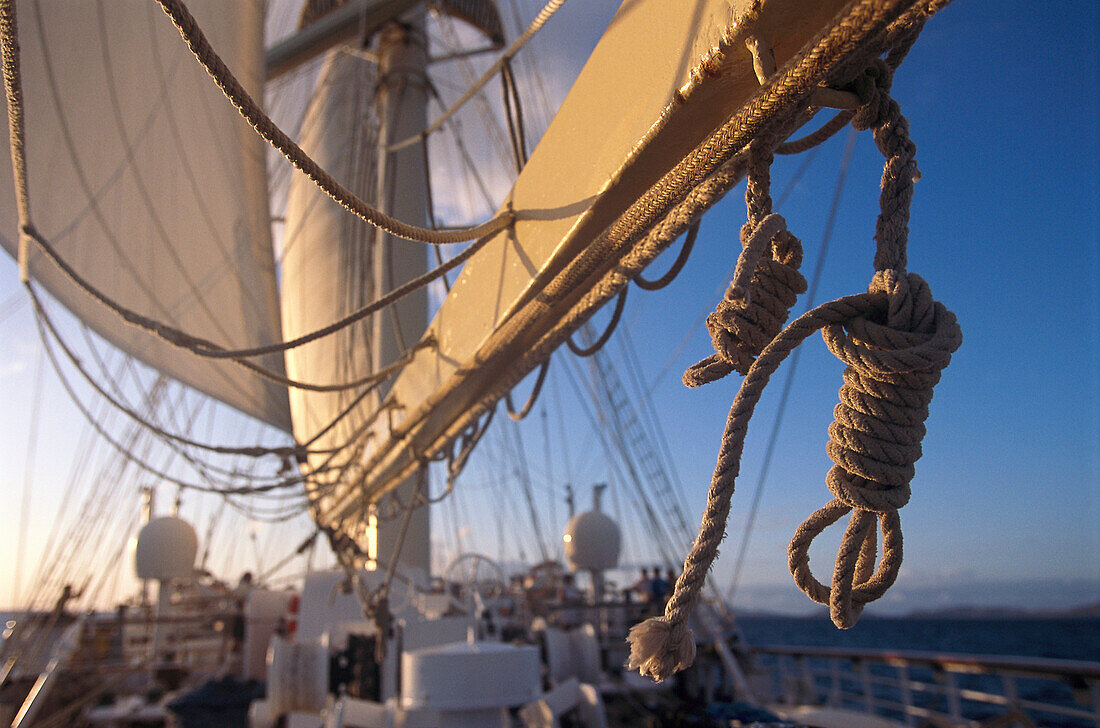 Rope on Bowsprit, Star Clipper Carribean