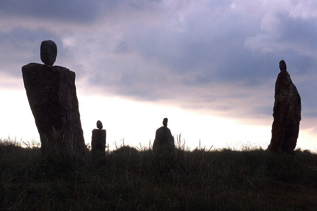 Stone Sculptures, Artist: Svein Knudsen, Hanstholm, Northern Jutland, Denmark