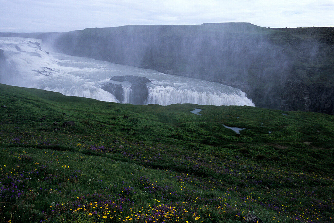 Godafoss Wasserfall, Skjalfandafljo Fluss, in der nähe von Akureyri, Island