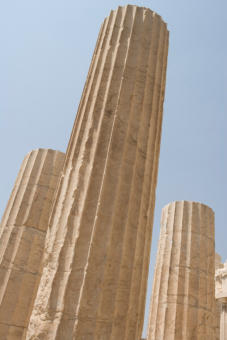 Säule von Parthenon, Akropolis, Athen, Griechenland