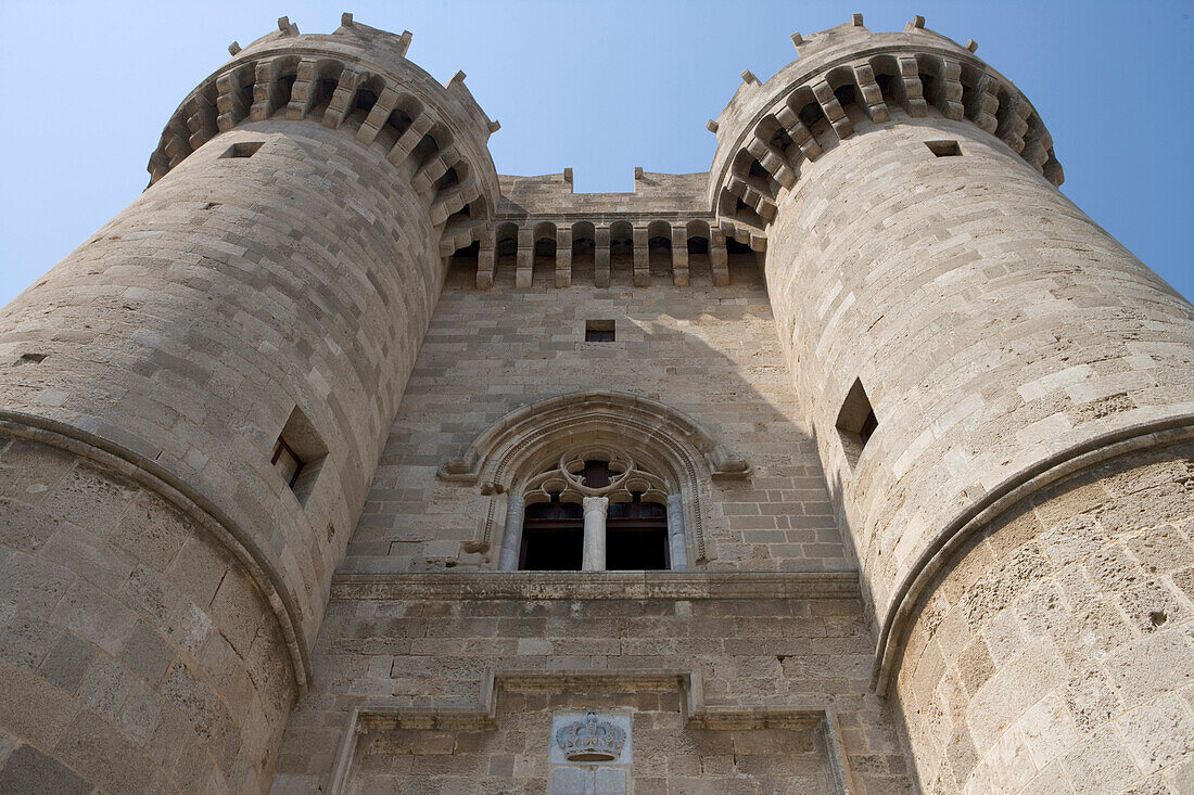 The Palace of the Grand Master of the Knights of Rhodes, Old Town, Rhodes, Dodecanese Islands, Greece