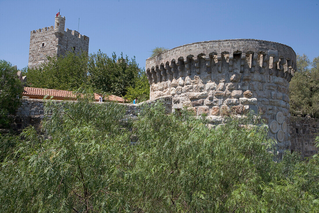 St. Peter's Schloss, Bodrum, Türkische Ägäis, Türkei