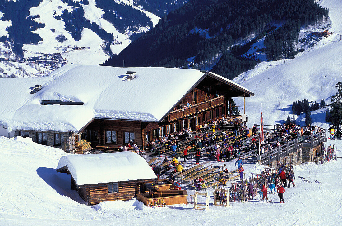 Ski hut, Hinterglemm Salzburger Land, Austria