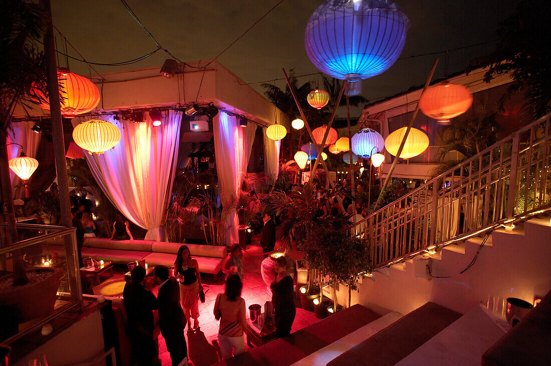 Prive Club in Opium Gardens, South Beach, Miami, Florida, USA