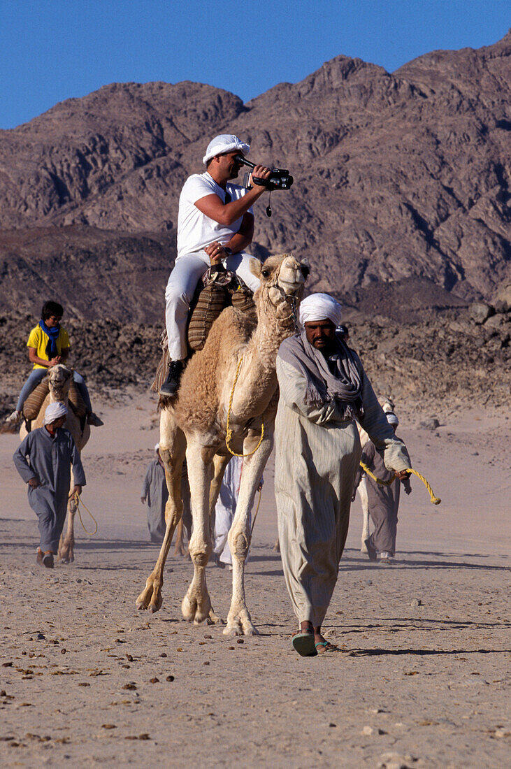 Kamel-Trip, Wüste bei, Hurghada, Rotes Meer Ägypten