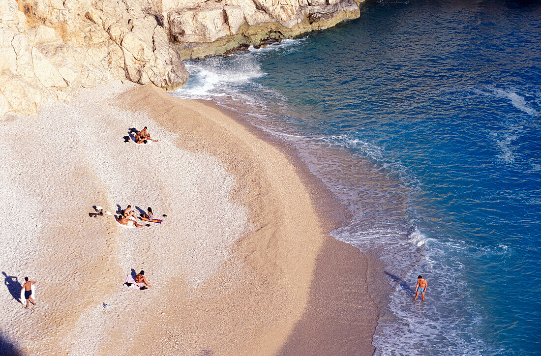 Kaputas Strand, Kalkan, Lykische Kueste Tuerkei