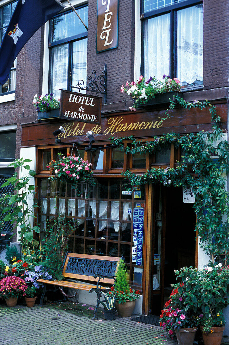 Hotel de Harmonie, Jordaan, Amsterdam, Holland, Niederlande