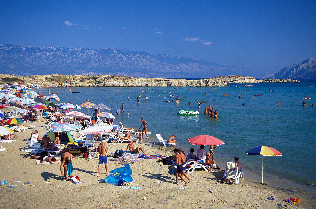 Paradise Beach, Lopar, Rab Island, Kvarner Bay, Croatia