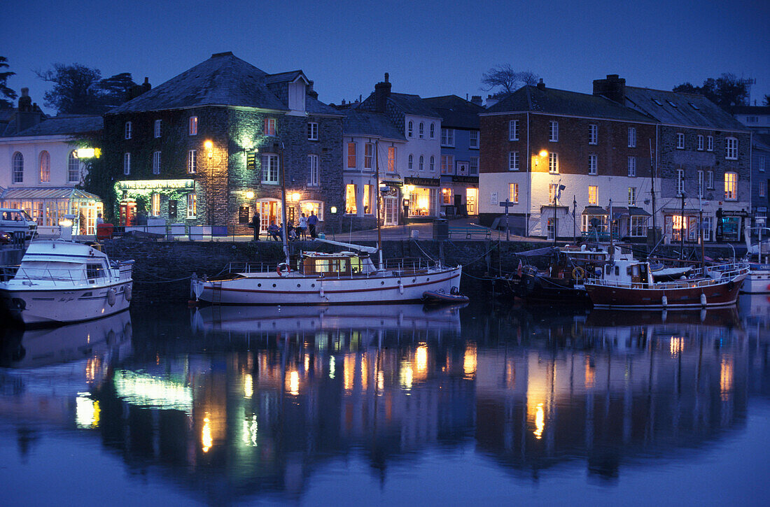 Padstow in the evening, Cornwall, England, United Kingdom