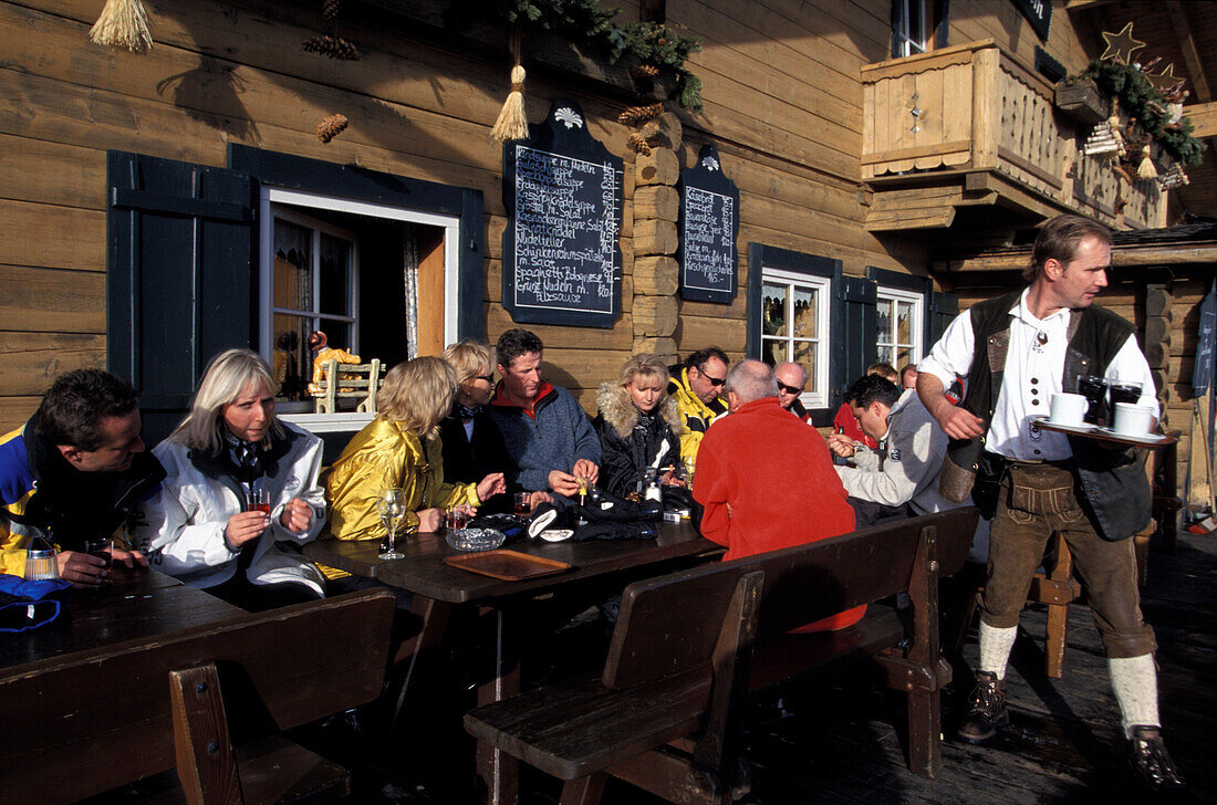 Bergrestaurant, Saalbach, Salzburger Land Österrreich