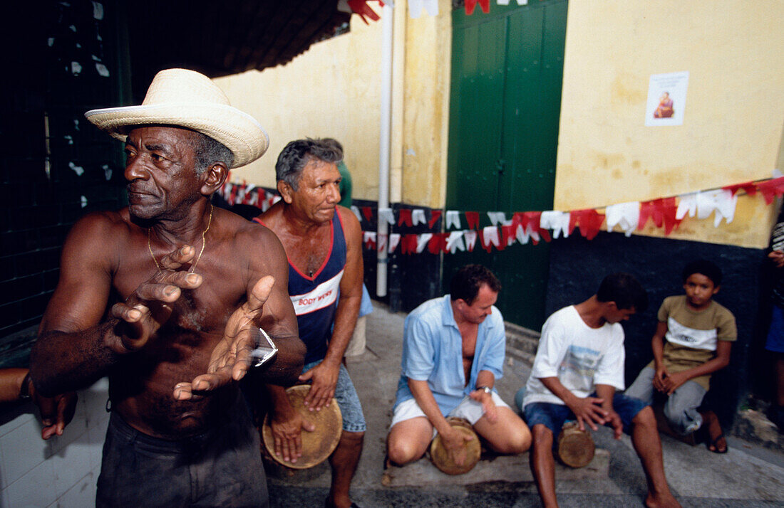 Straßenmusiker, Sao Luis, Maranhão,  Insel São Luís, Brasilien