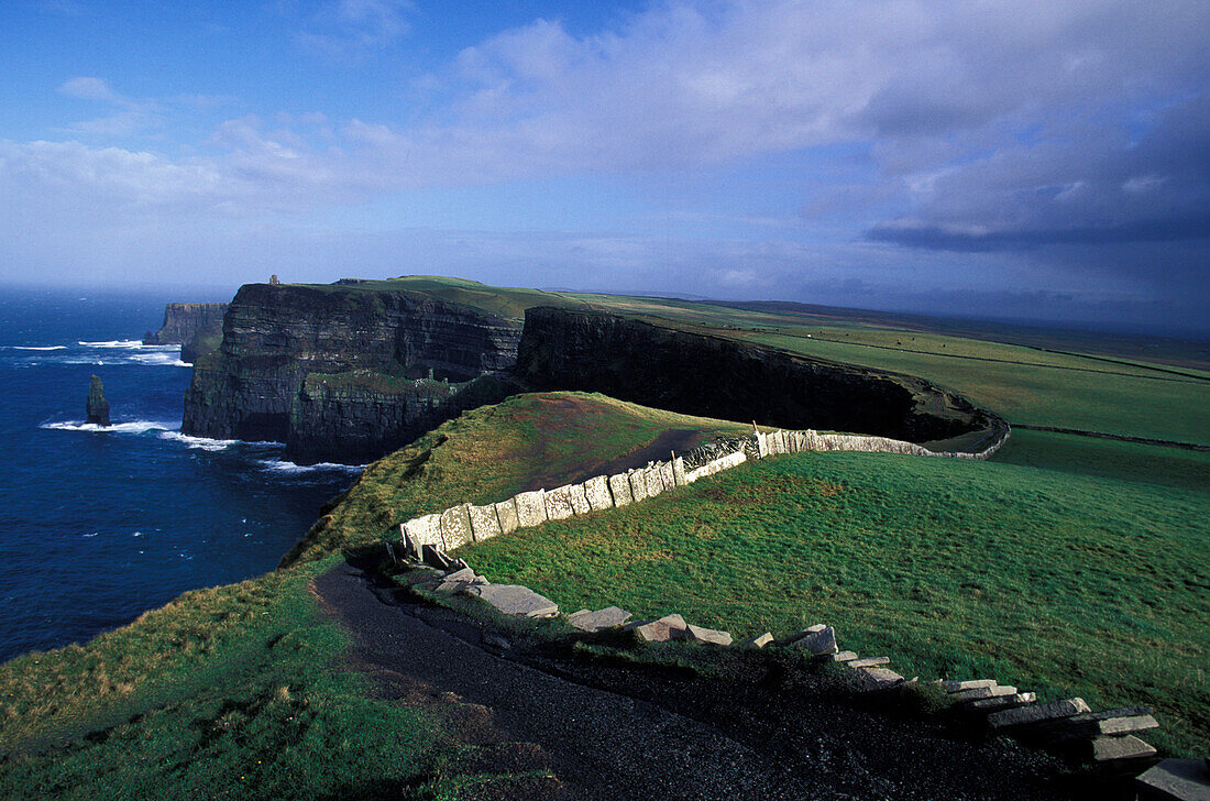 Klippen bei Moher, Aillte an Mhothair, County Clare, Irland