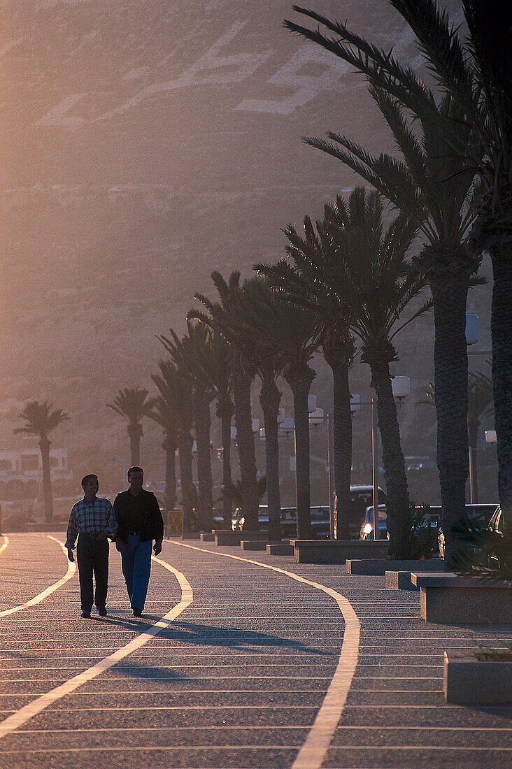 Strandpromenade, Agadir Marokko