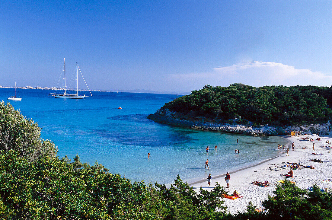 Strand Plage de Piantarella, Südküste bei Bonifacio, Korsika, Frankreich