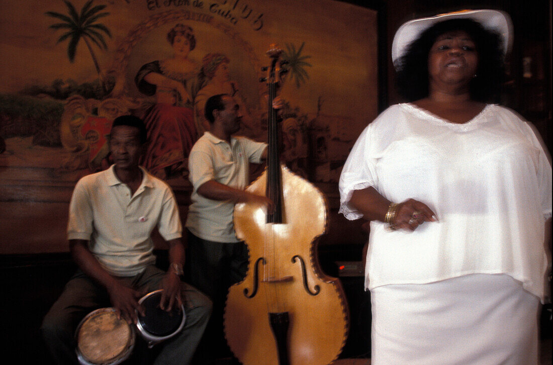 Musicians, Havanna Club Rum, Old Havana, Havana, Cuba