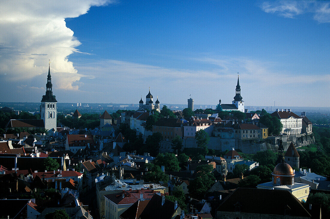 Toompea Castle and Old Town, Tallinn Estonia