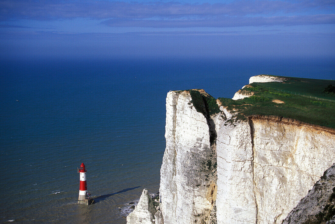 Lighthouse, Beachy Head, Eastbourne, Sussex, England, Great Britain