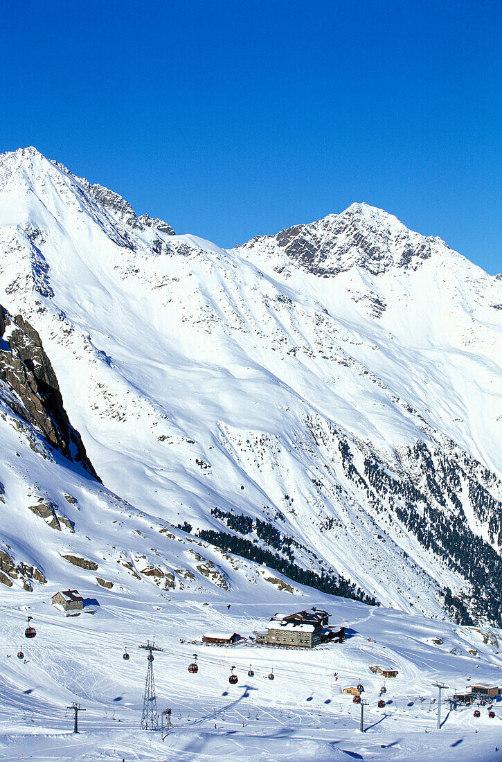 Dresdner Huette, Stubaital Glacier, Tyrol, Austria