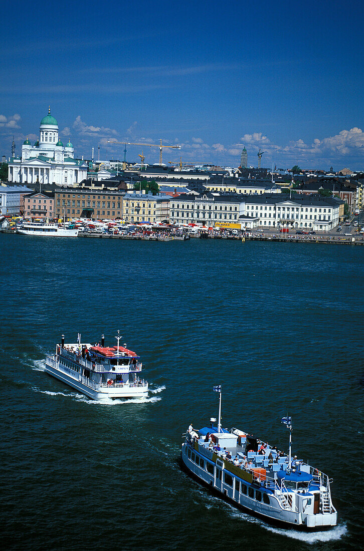 Harbour and Cathedral, Helsinki Finland
