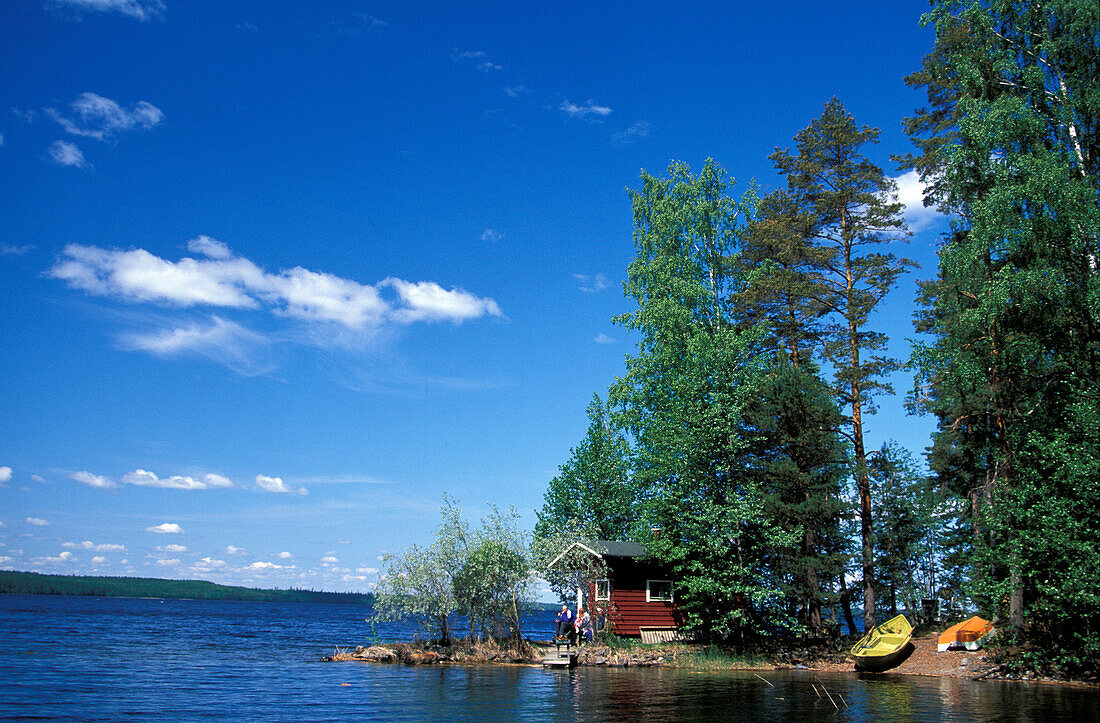 Typical Hut, Lake Päijänne, near Asikkala Finland
