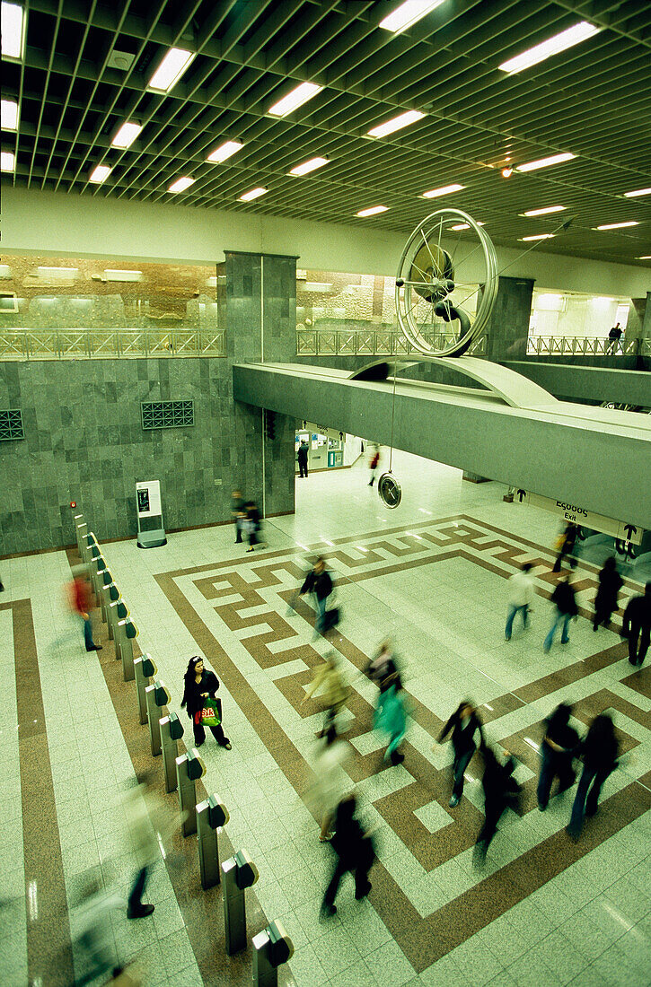 Metro Station Sytagma, Athens, Greece