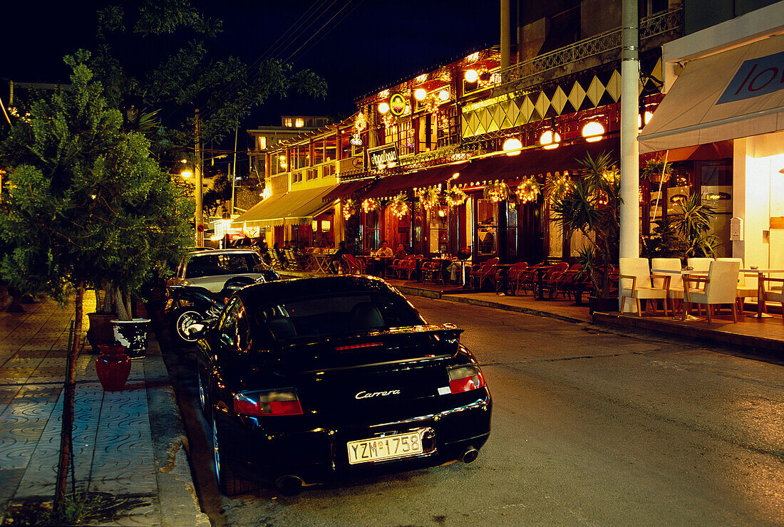 Restaurants, Microlimano Harbour, Pireas Athens, Greece