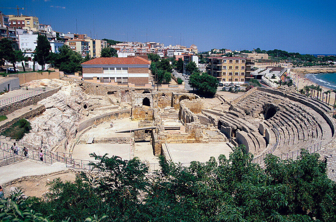Roman Amphitheatre, Spain, Tarragona, Catalonia, Spain